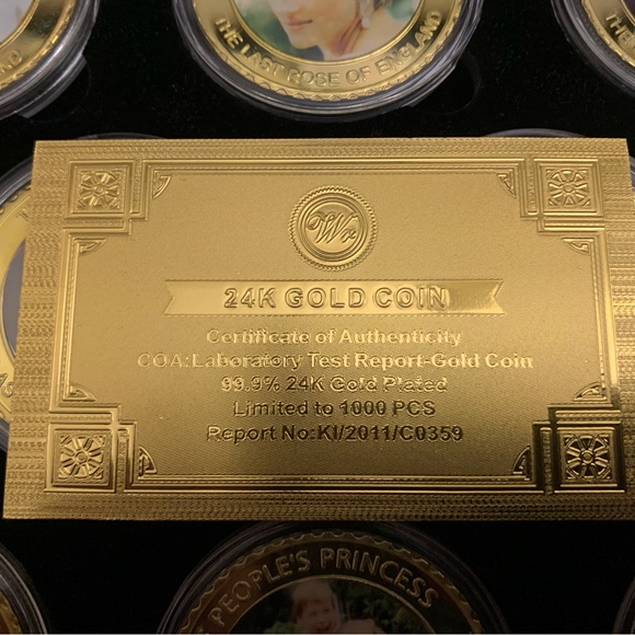 Princess Diana EXCLUSIVE Gold Coins - Picture 4 of 5